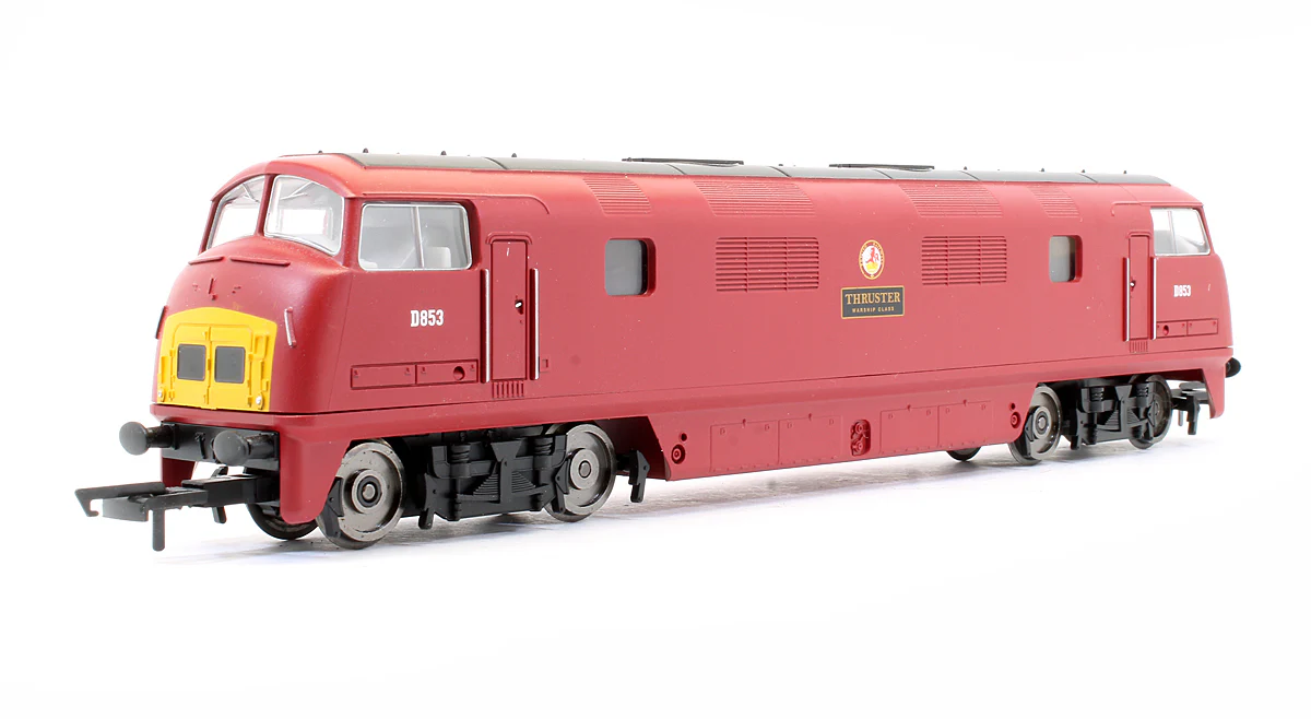 Pre-Owned R3282 RailRoad BR Maroon Class 42 'Thruster' D853 Diesel Locomotive - Image 2