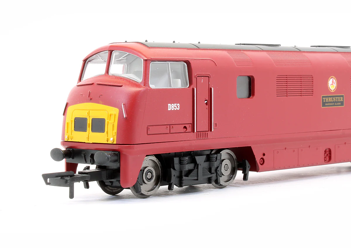 Pre-Owned R3282 RailRoad BR Maroon Class 42 'Thruster' D853 Diesel Locomotive - Image 3