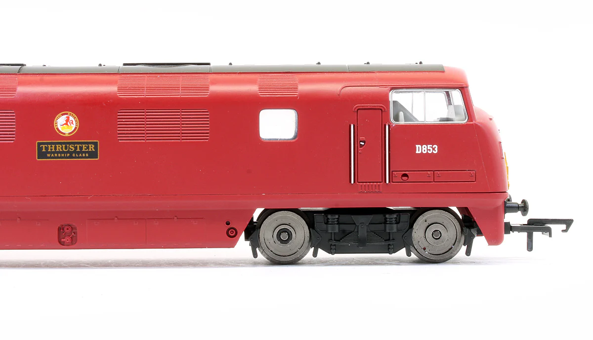 Pre-Owned R3282 RailRoad BR Maroon Class 42 'Thruster' D853 Diesel Locomotive - Image 4