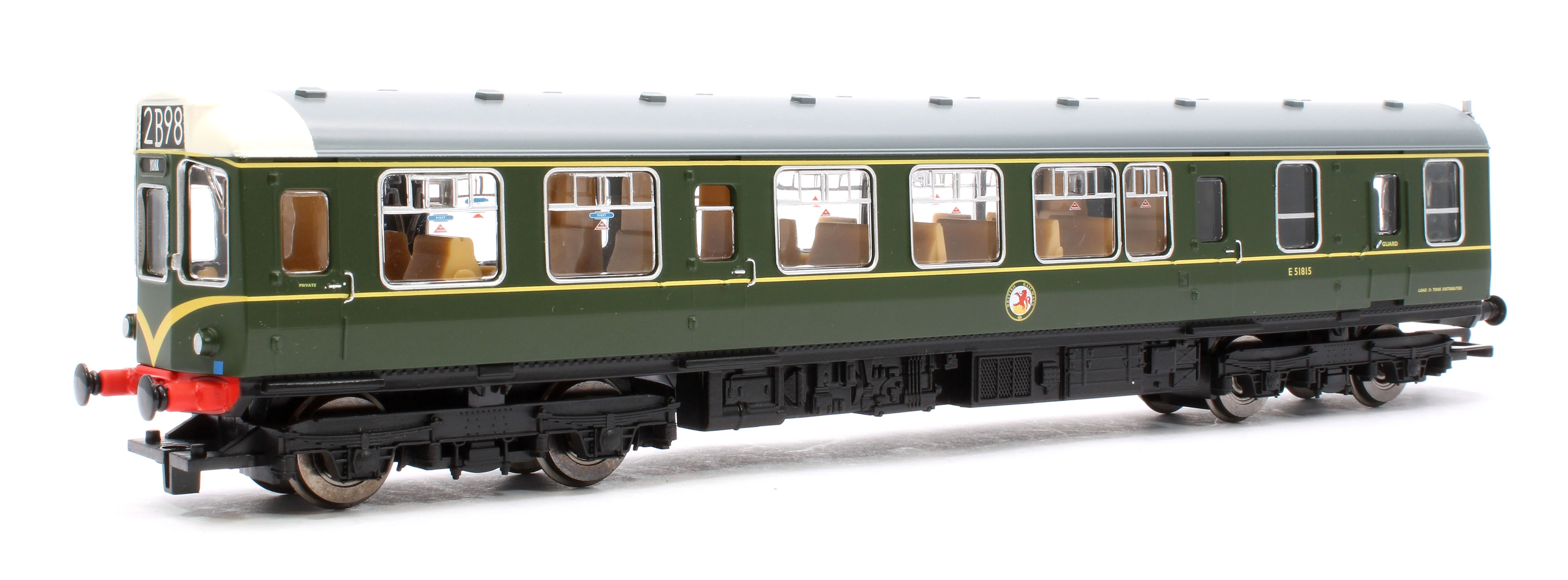 Pre-Owned R30170 RailRoad Plus Class 110 3 Car DMU BR Green with Speed Whiskers Train Pack - Image 2