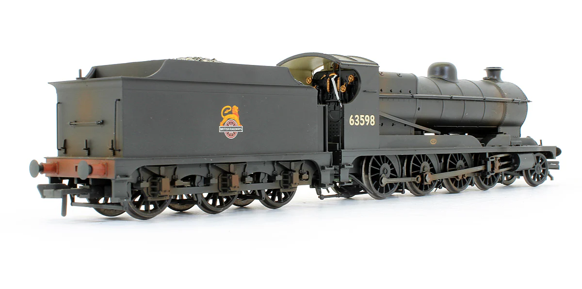 Pre-Owned 31-004 Robinson Class 04 63598 BR Black Early Emblem Steam Locomotive (Weathered) - Image 4