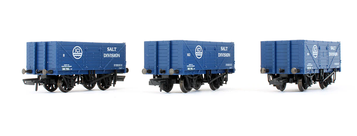 Pre-Owned GV6020 Set Of 3 ICI Salt 7 Plank Open Wagons