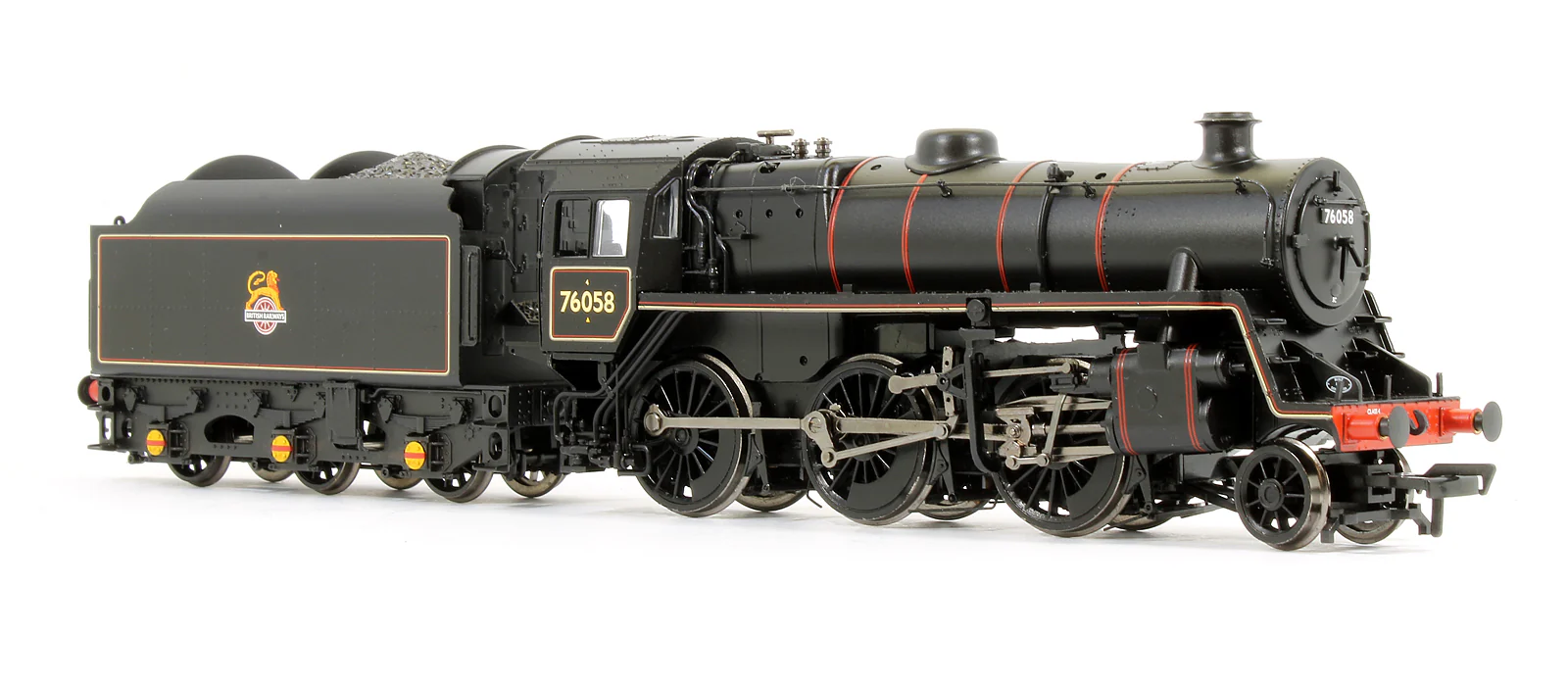 Pre-Owned 32-954 Standard Class 4MT 2-6-0 '76058' BR Black Early Emblem Steam Locomotive - Image 3