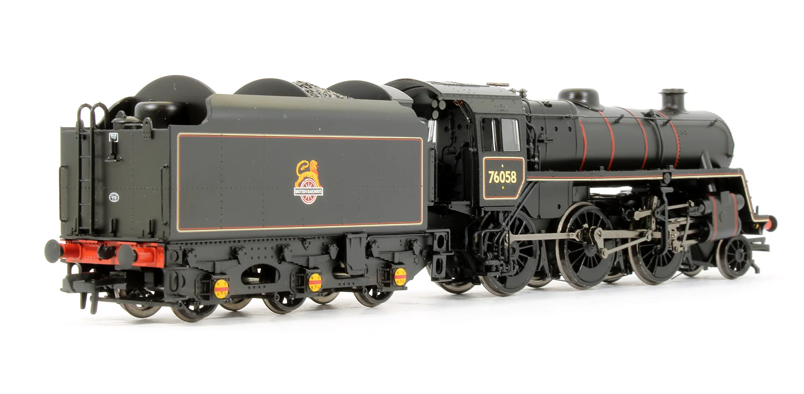 Pre-Owned 32-954 Standard Class 4MT 2-6-0 '76058' BR Black Early Emblem Steam Locomotive - Image 4