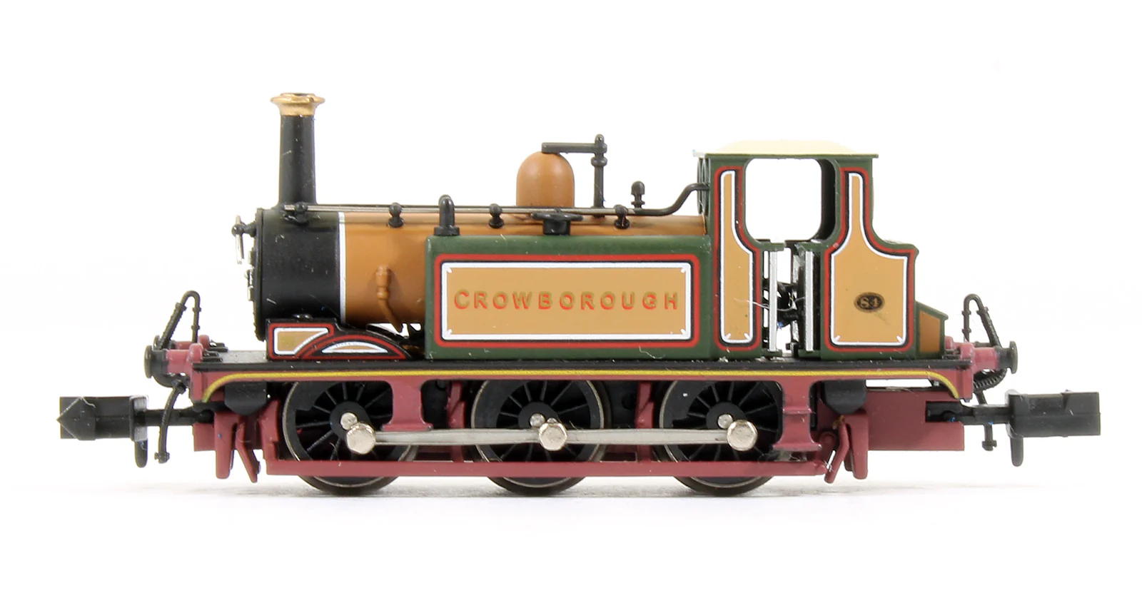 Pre-Owned ND-100H Terrier 0-6-0 Stroudley Livery 'Crowborough' 84 Steam Locomotive - Image 4