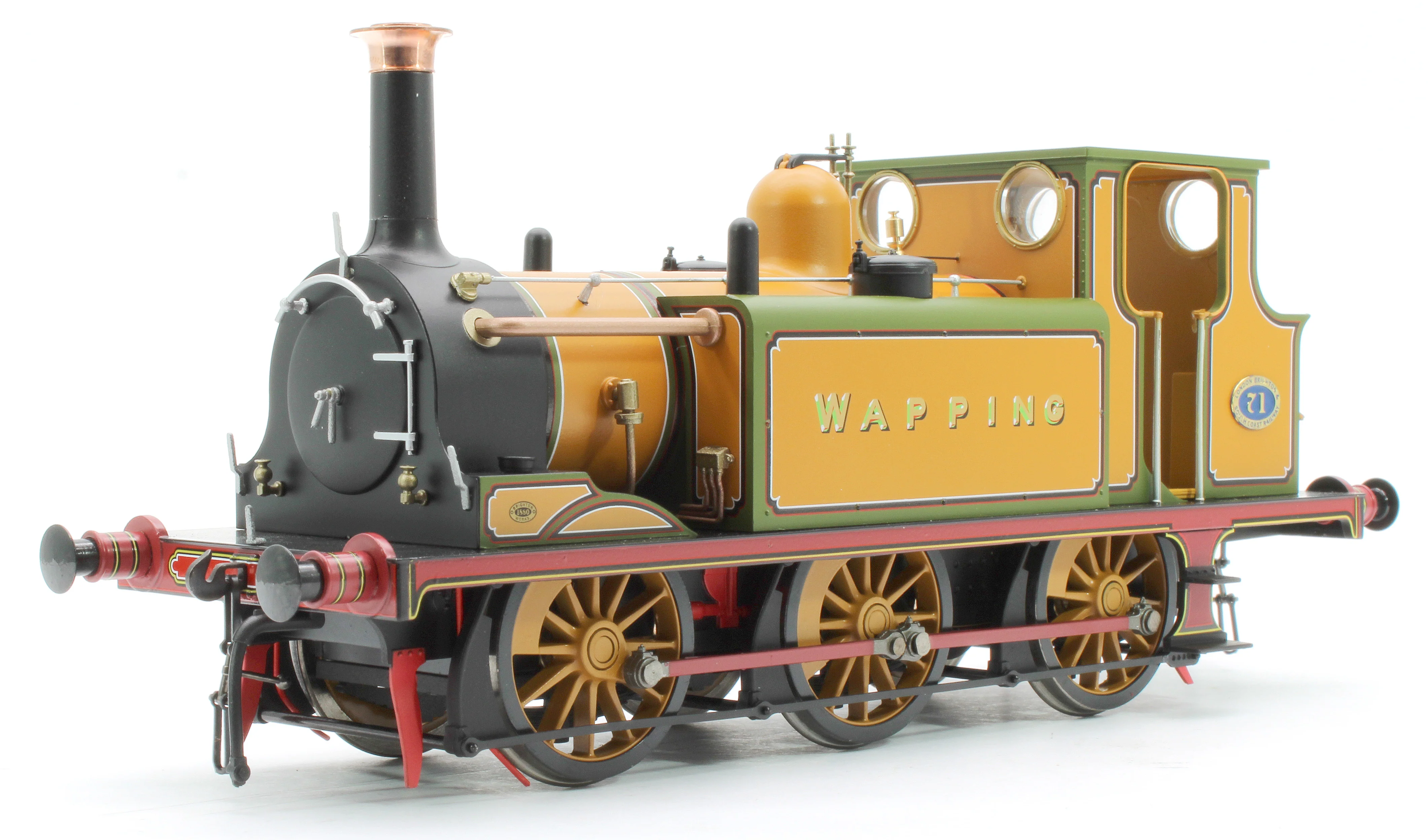 7S-010-021 Terrier A1 LBSC Improved Green Wapping 0-6-0 Tank Locomotive No.71