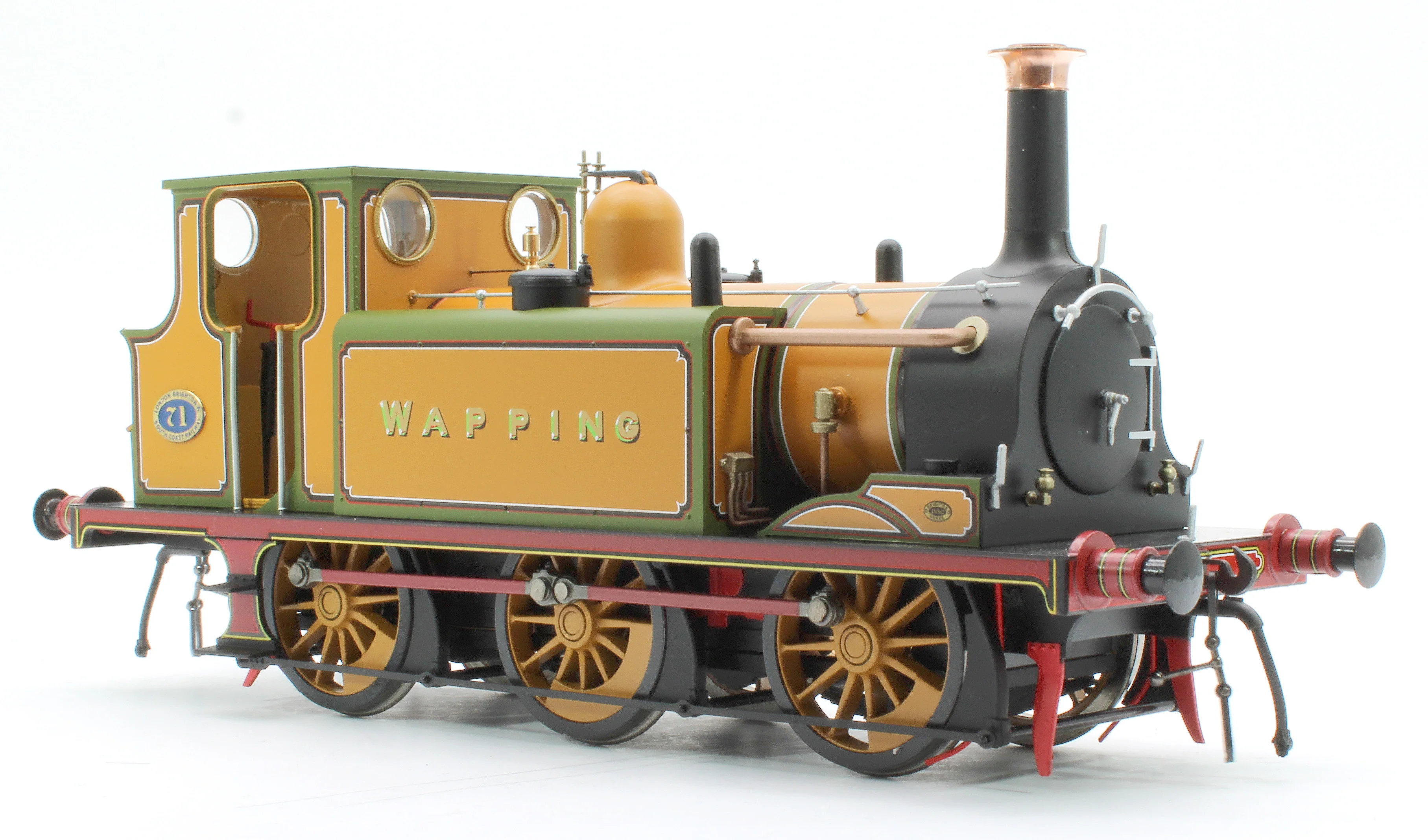 7S-010-021 Terrier A1 LBSC Improved Green Wapping 0-6-0 Tank Locomotive No.71 - Image 4