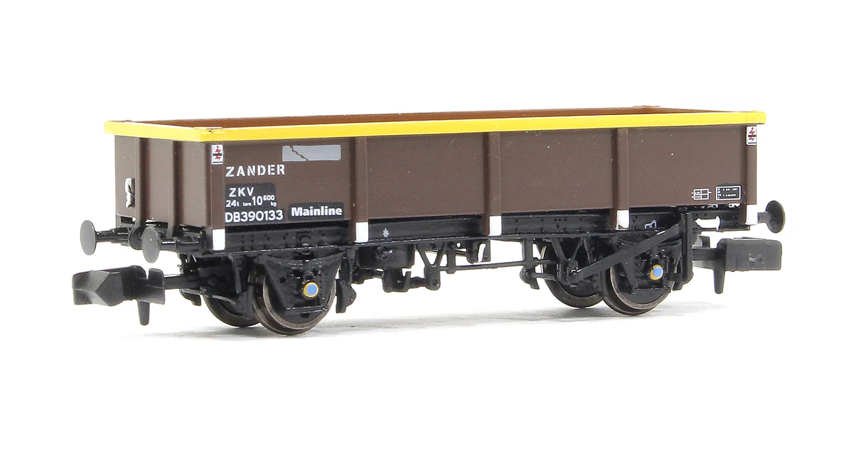 N-ZKV-103 Pre-Owned ZKV Zander Brown with Yellow Stripe and Mainline branding #DB390133 - Single Wagon - Image 3