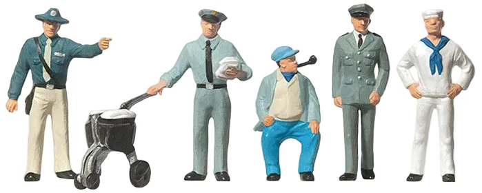 PR10014 Different Professions (5) Exclusive Figure Set
