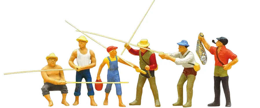 PR10077 Fishermen (6) Exclusive Figure Set