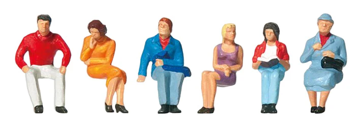 PR10095 Sitting People (6) Exclusive Figure Set
