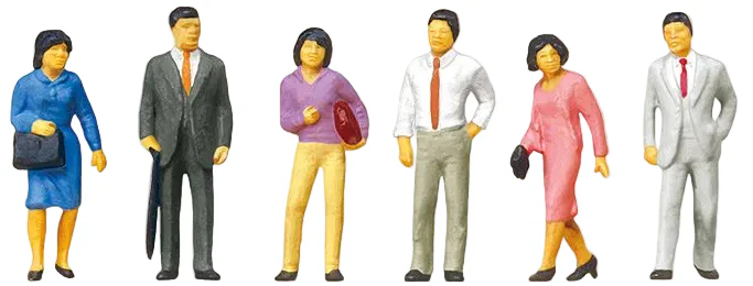 PR10119 Japanese People (6) Exclusive Figure Set