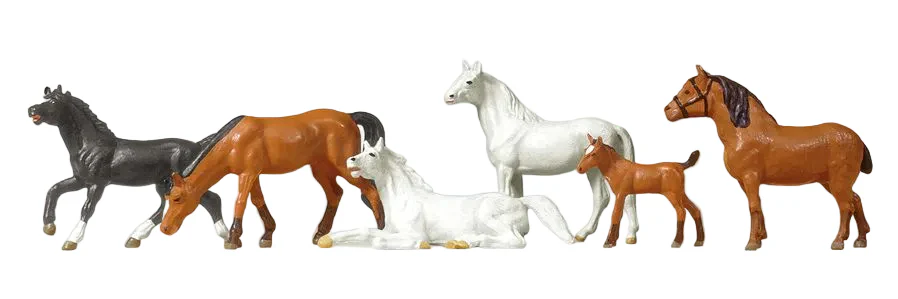 PR10150 Horses (6) Exclusive Figure Set