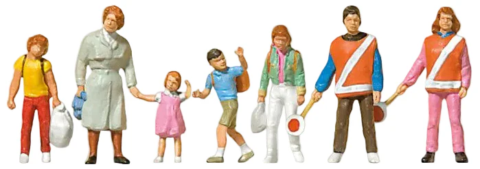 PR10344 School Crossing Patrol (7) Exclusive Figure Set