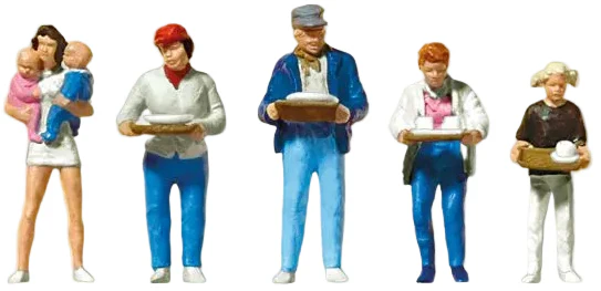 PR10367 At the Canteen (5) Exclusive Figure Set