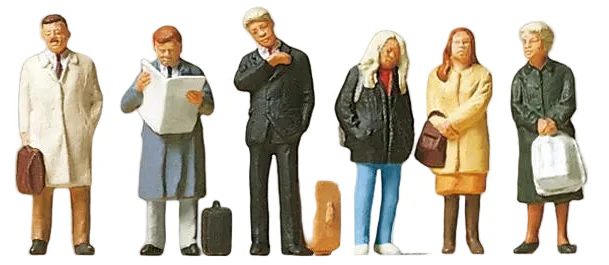PR10411 Waiting Passengers (6) Exclusive Figure Set