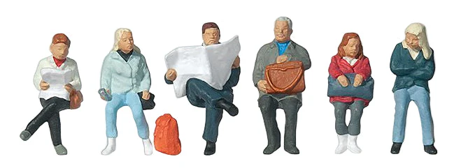 PR10412 Seated Passengers (6) Exclusive Figure Set
