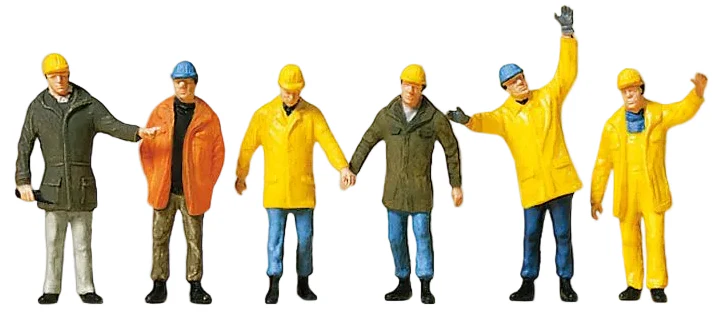 PR10423 Workers in Protective Clothing (6) Exclusive Figure Set