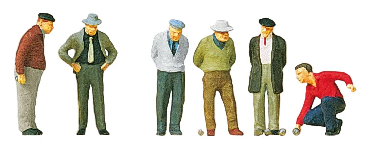 PR10508 Boules Players (6) Exclusive Figure Set
