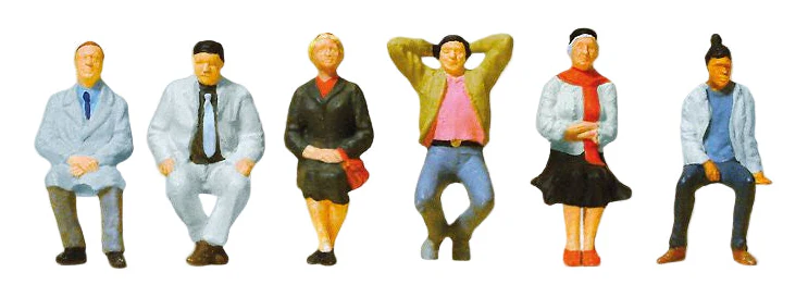 PR10537 Seated Passengers (6) Exclusive Figure Set