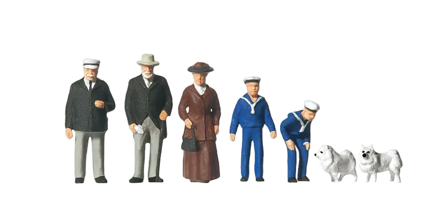 PR12196 King Wilhelm II and Entourage 1900 (5) Exclusive Figure Set