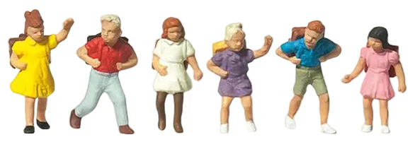 PR14074 School Children (6) Standard Figure Set
