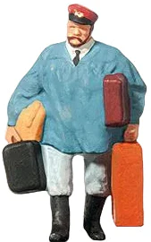 PR28013 Porter with Bags Figure