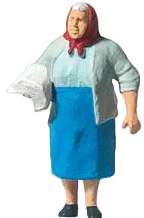 PR28255 Newspaper Woman Figure