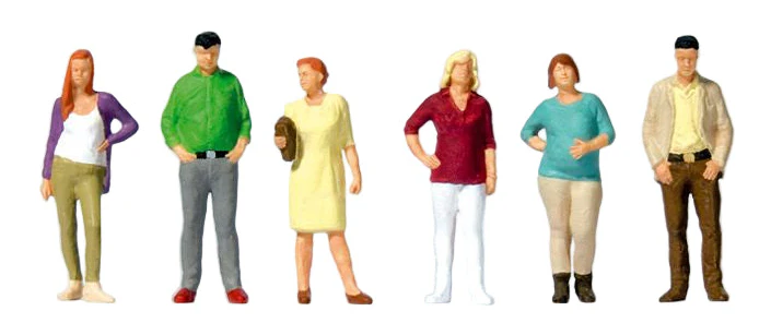 PR10726 Standing Passers By (6) Exclusive Figure Set