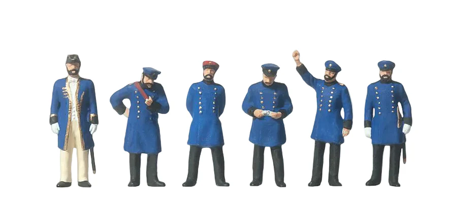 PR12130 Royal Prussian Railway Staff 1900 (6) Exclusive Figure Set
