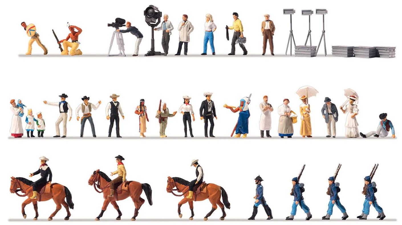 PR13275 Wild West Movie Set (35) Figure Set
