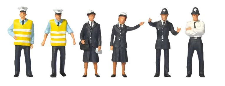 PR73004 British Police (6) British OO Scale Figure Set