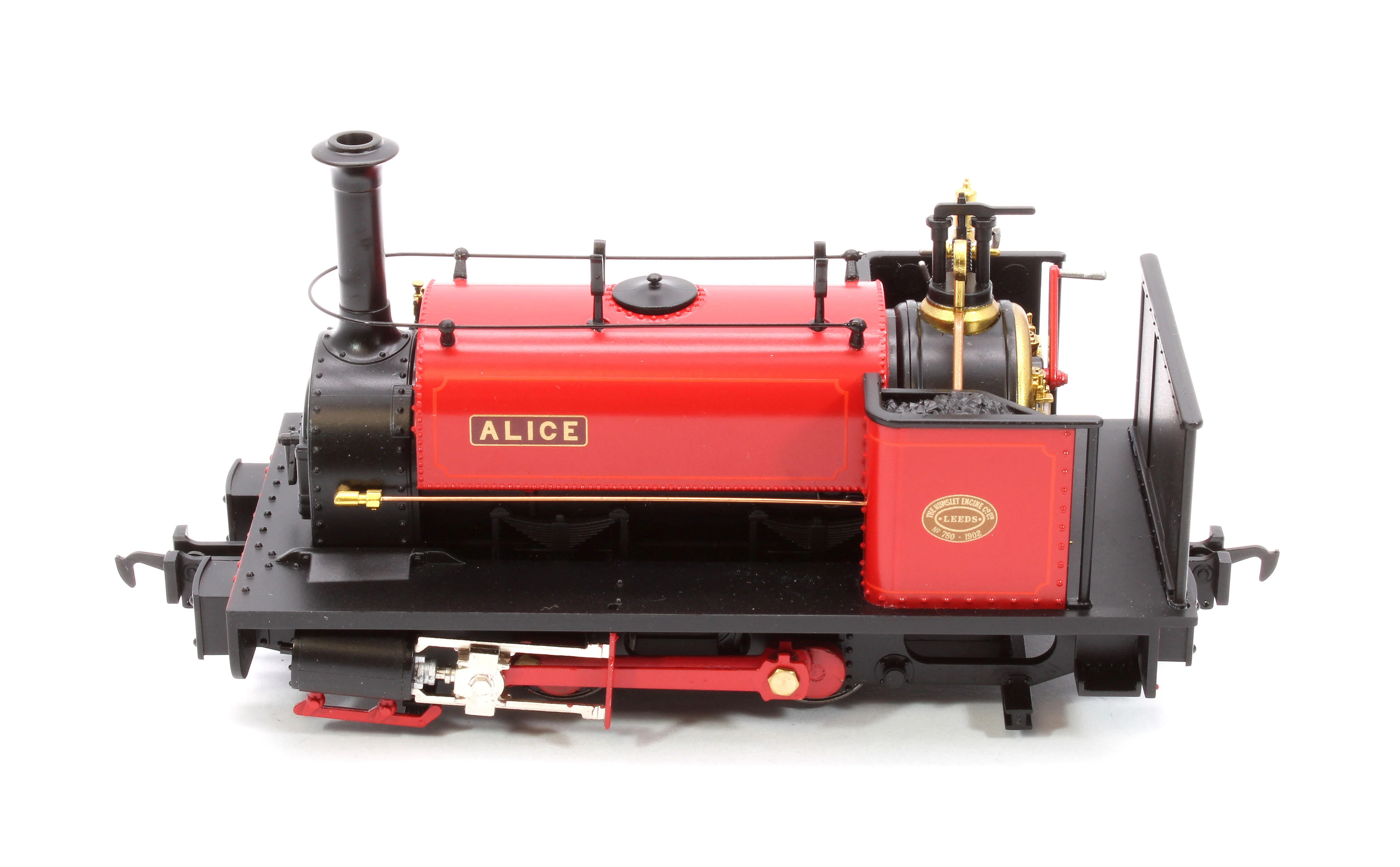 71-025SF Quarry Hunslet 0-4-0ST 'Alice' Dinorwic Quarry Red Steam Locomotive - DCC Sound - Image 10