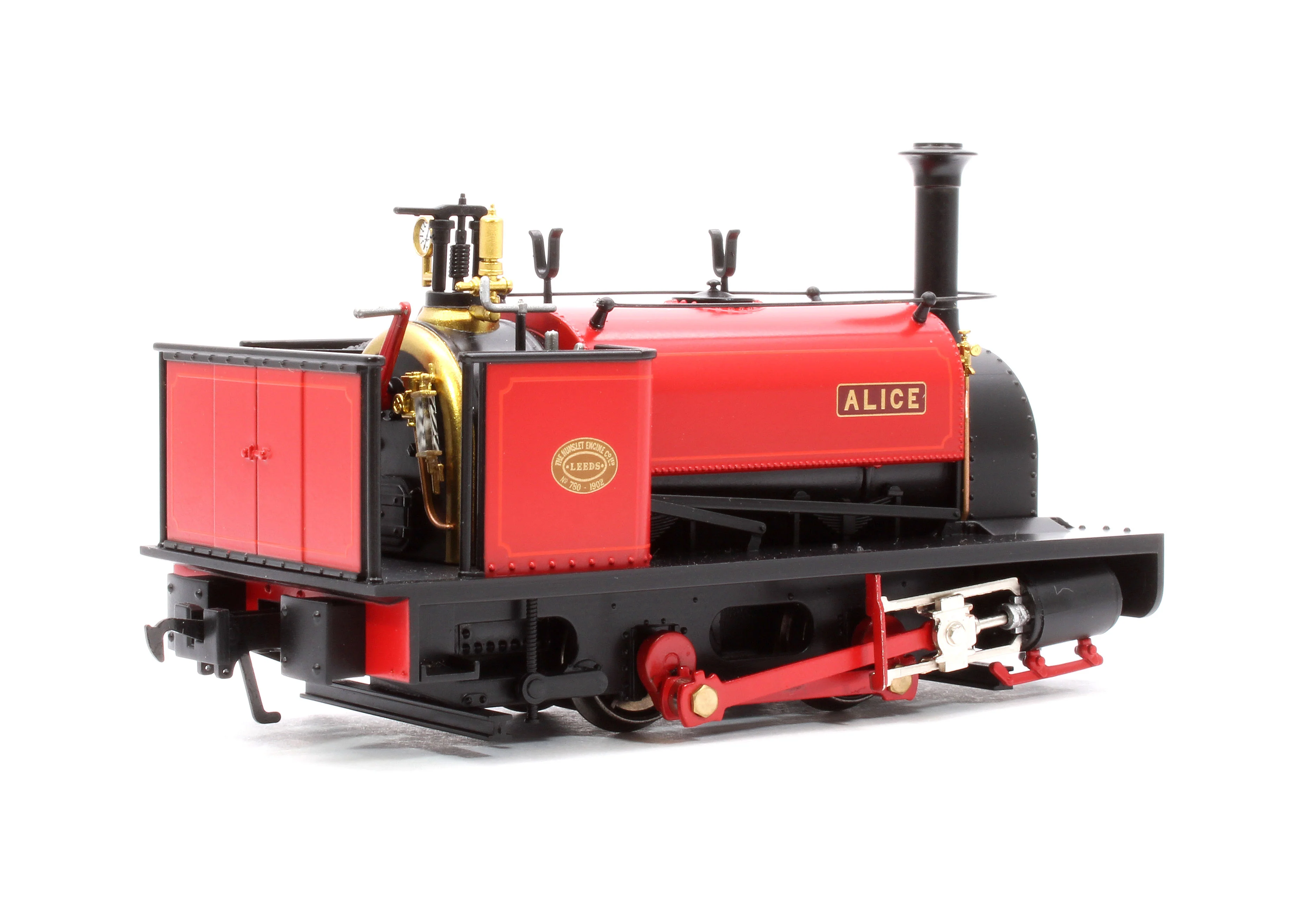 71-025SF Quarry Hunslet 0-4-0ST 'Alice' Dinorwic Quarry Red Steam Locomotive - DCC Sound - Image 3