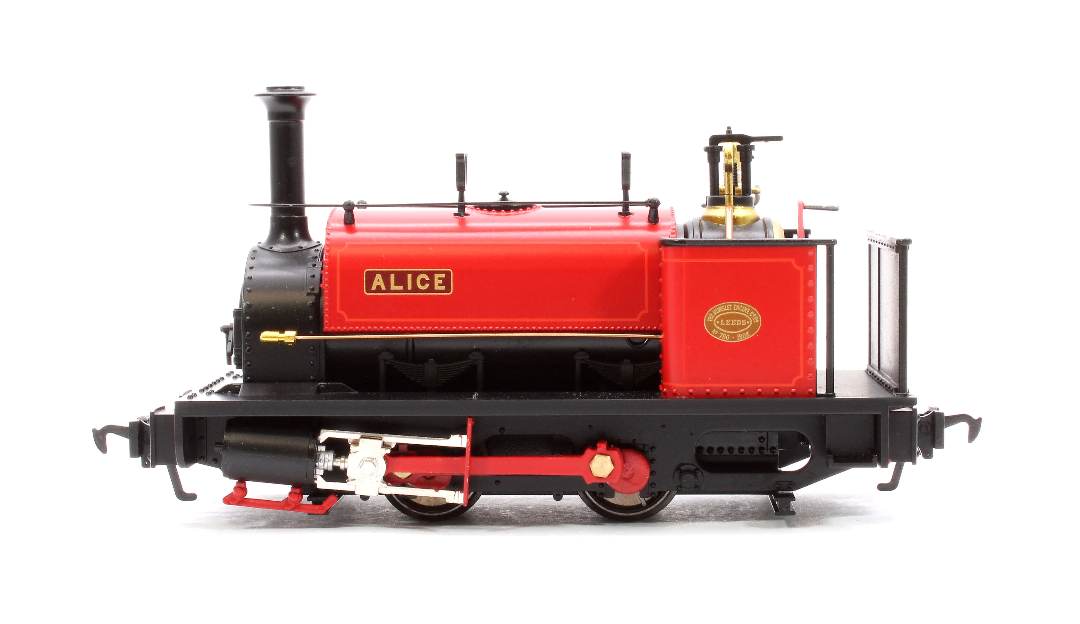 71-025SF Quarry Hunslet 0-4-0ST 'Alice' Dinorwic Quarry Red Steam Locomotive - DCC Sound - Image 5