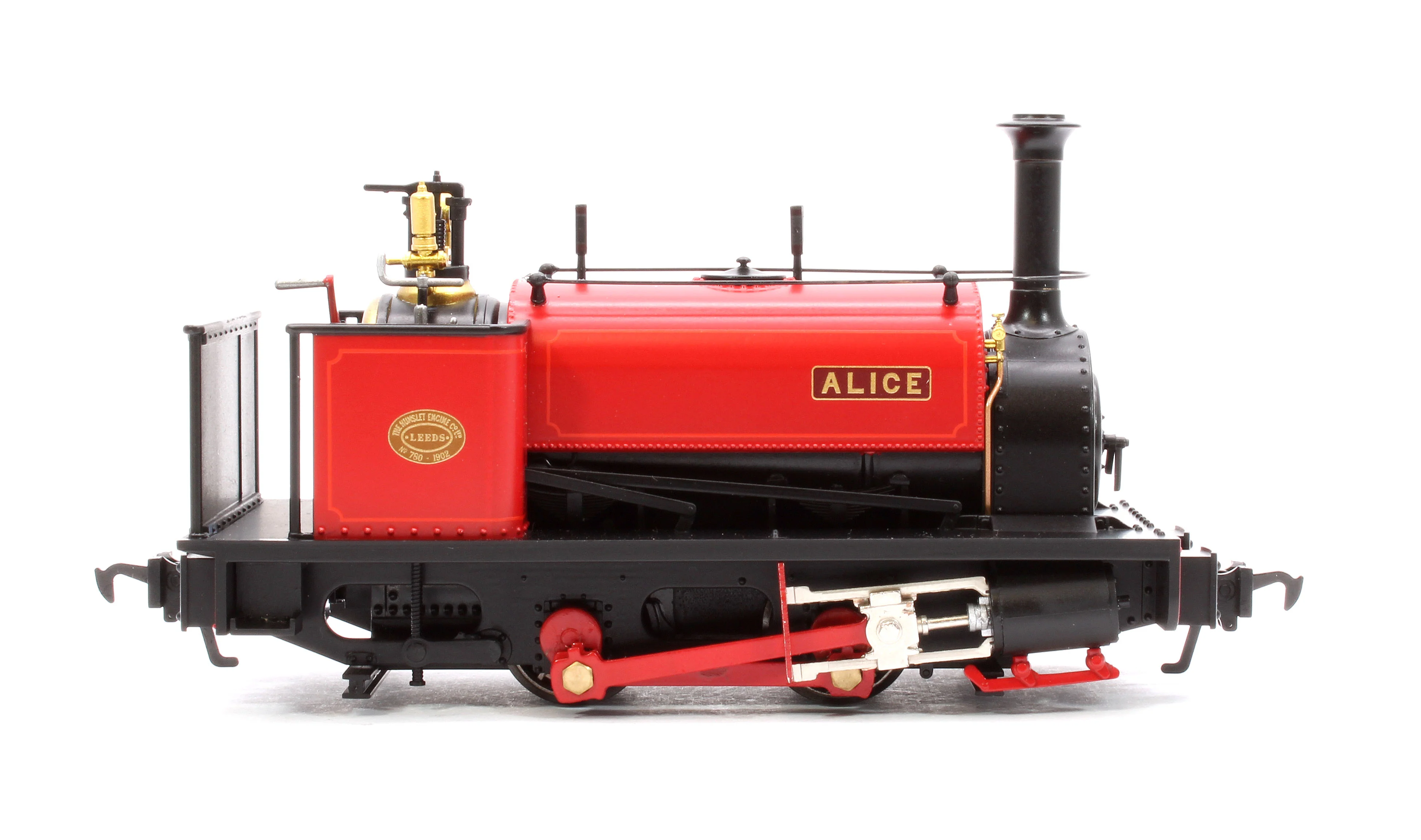 71-025SF Quarry Hunslet 0-4-0ST 'Alice' Dinorwic Quarry Red Steam Locomotive - DCC Sound - Image 6