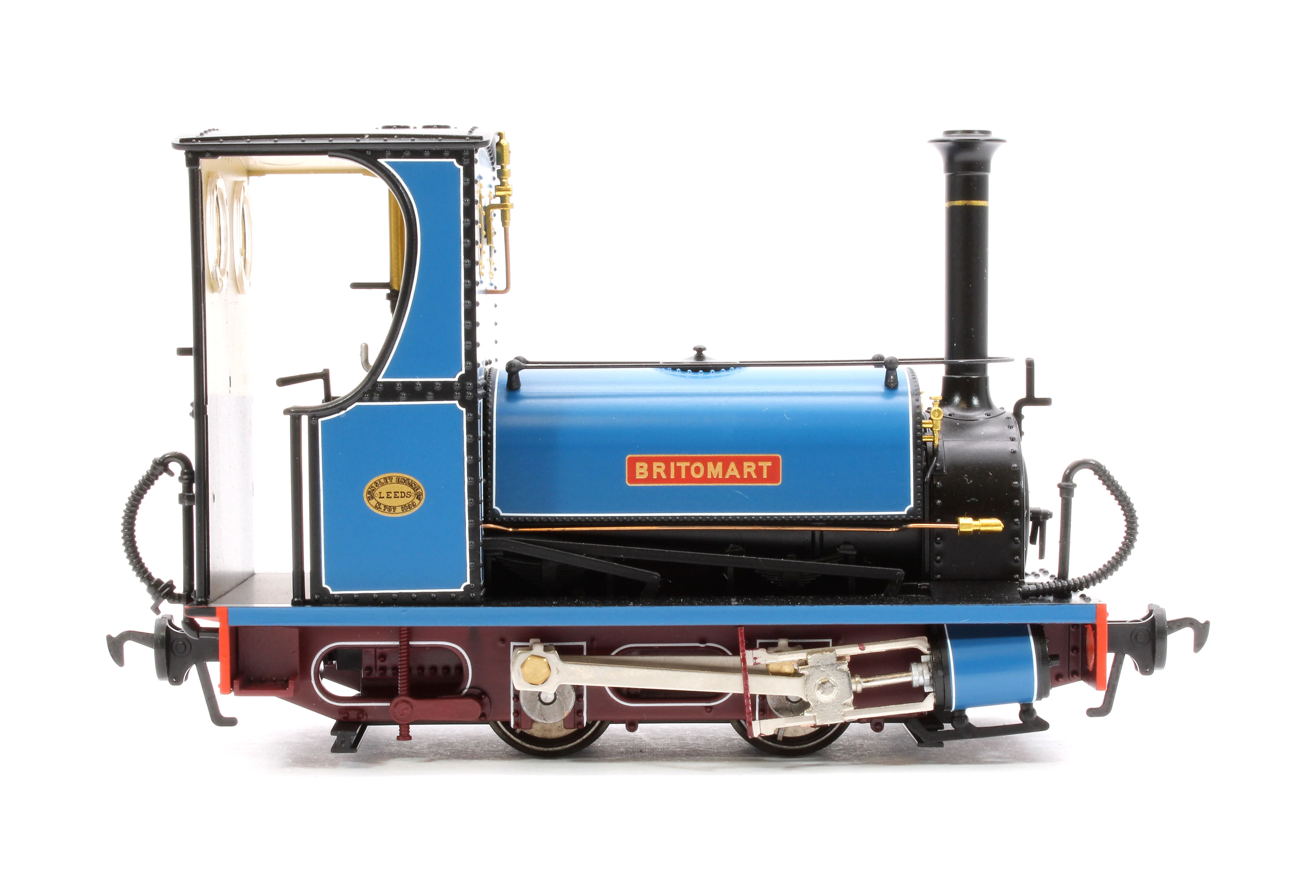 71-026 Quarry Hunslet 0-4-0ST 'Britomart' Pen-yr-Orsedd Quarry Blue Steam Locomotive - Image 6