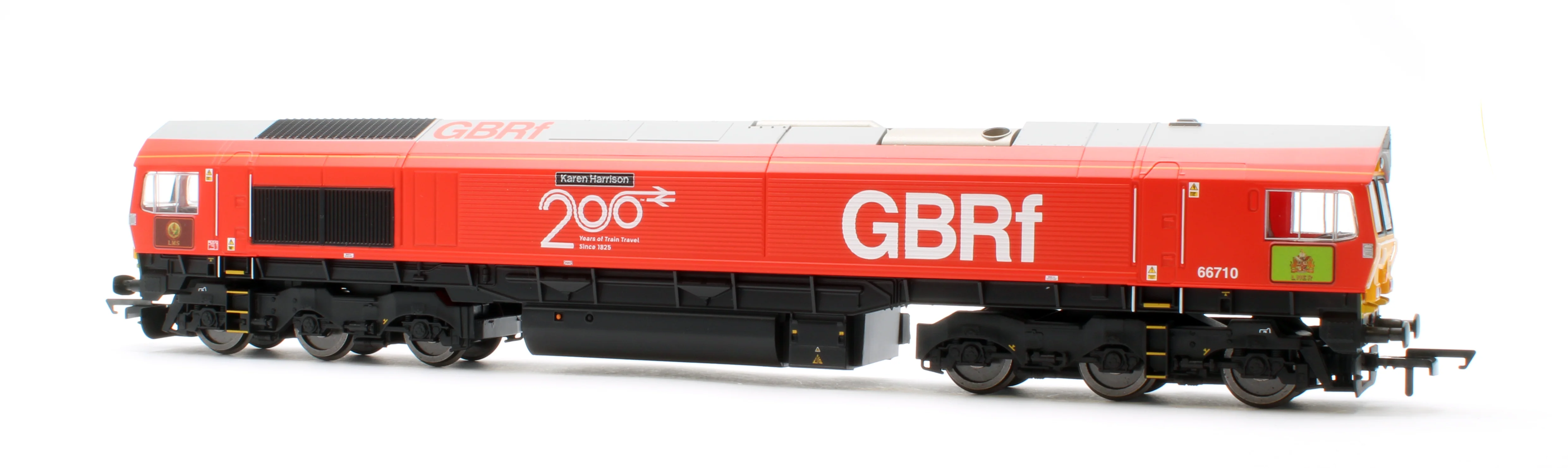 R30549TXS RailRoad Plus GBRf Class 66 Railway 200 'Karen Harrison' 66710 Diesel Locomotive - DCC Sound - Image 3