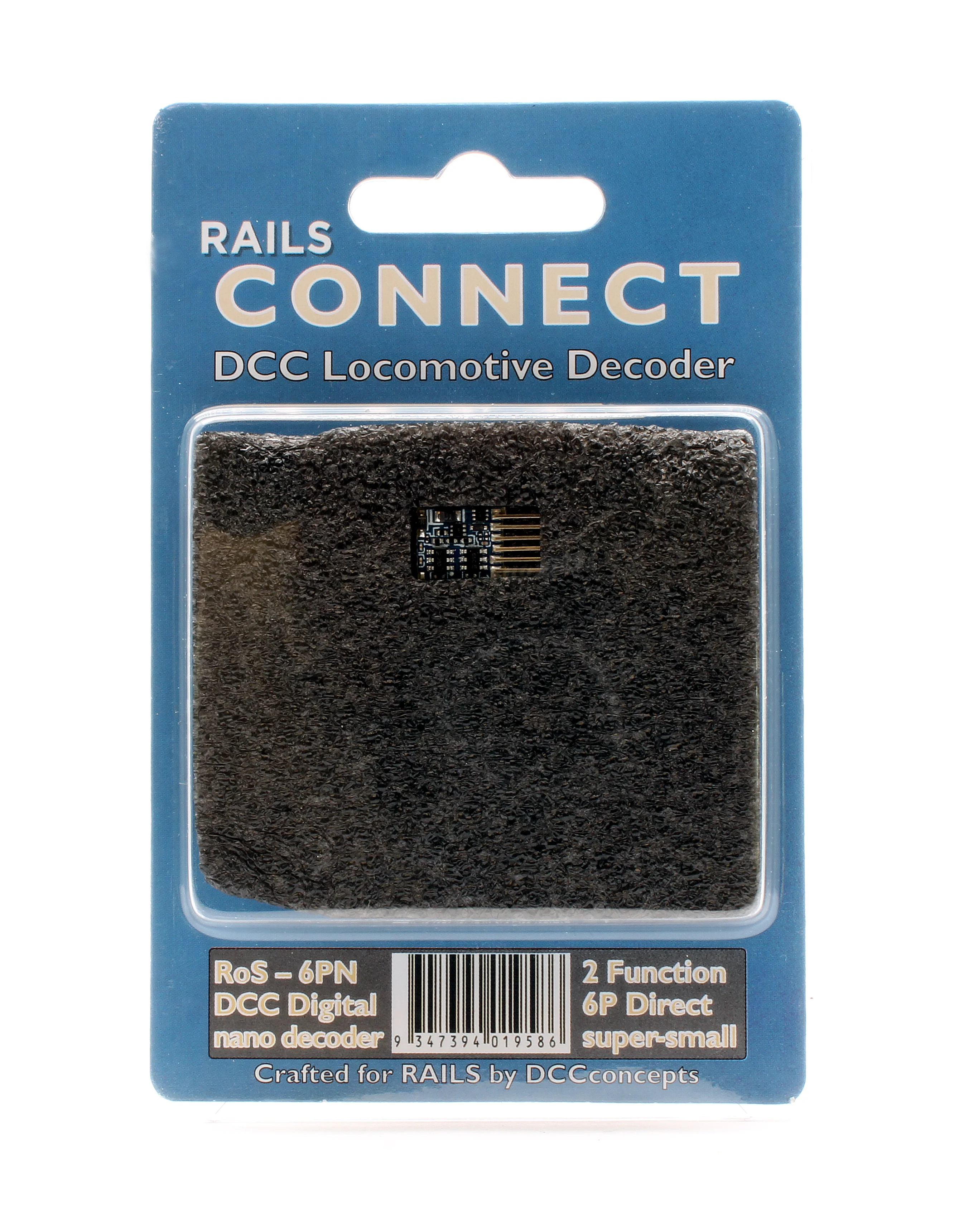 RoS-6PN Rails Connect Decoder, 6pin Nano 2 function Decoder