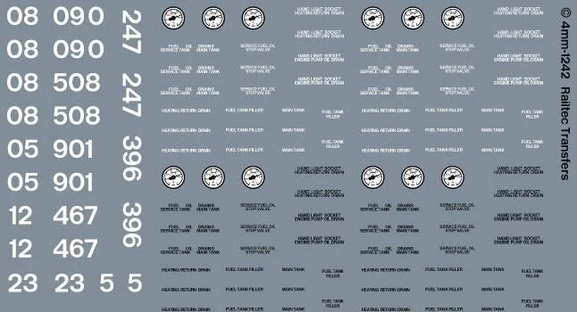 RT-4-1242 Class 08/09 detail pack Transfer