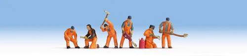 GM3910154 TT:120 Gauge Railway Track Workers (6) Figure Set