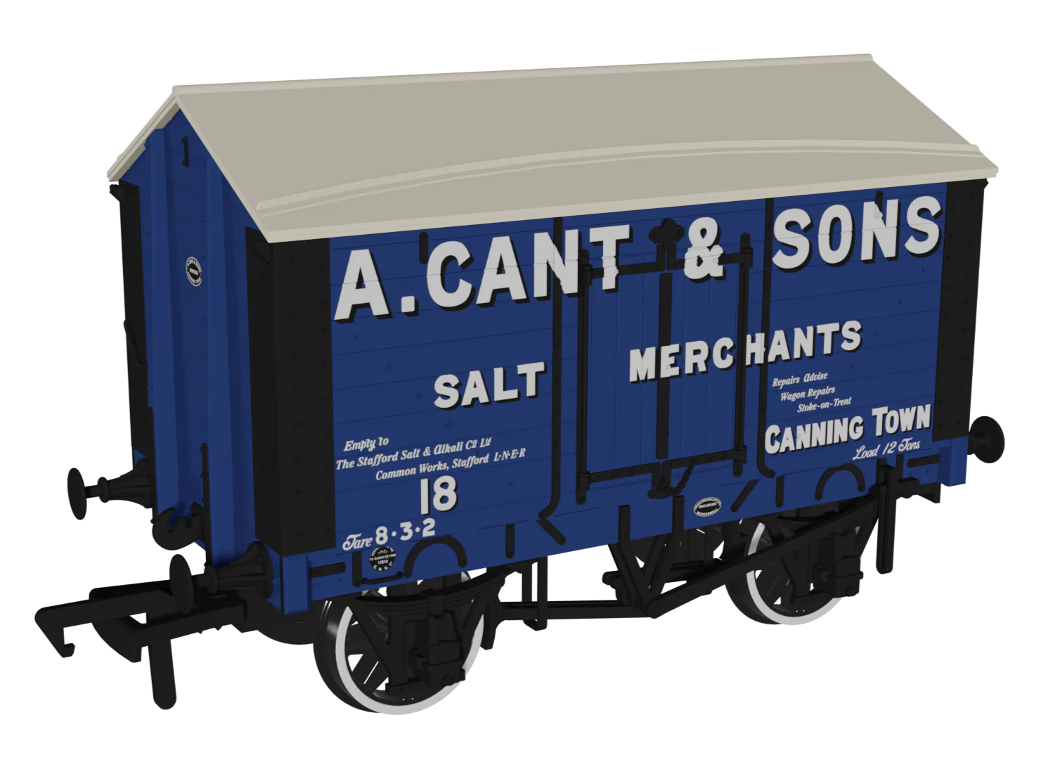967601 RCH 1907 Private Owner Salt Van - A. Cant & Sons No.18