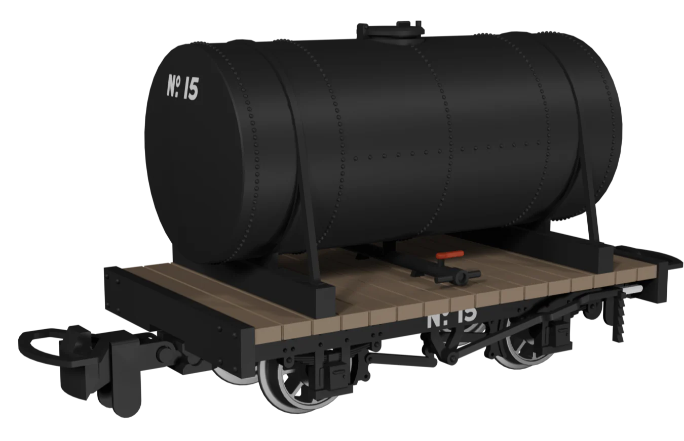 990101 Cylindrical Tank - Plain Black No.15