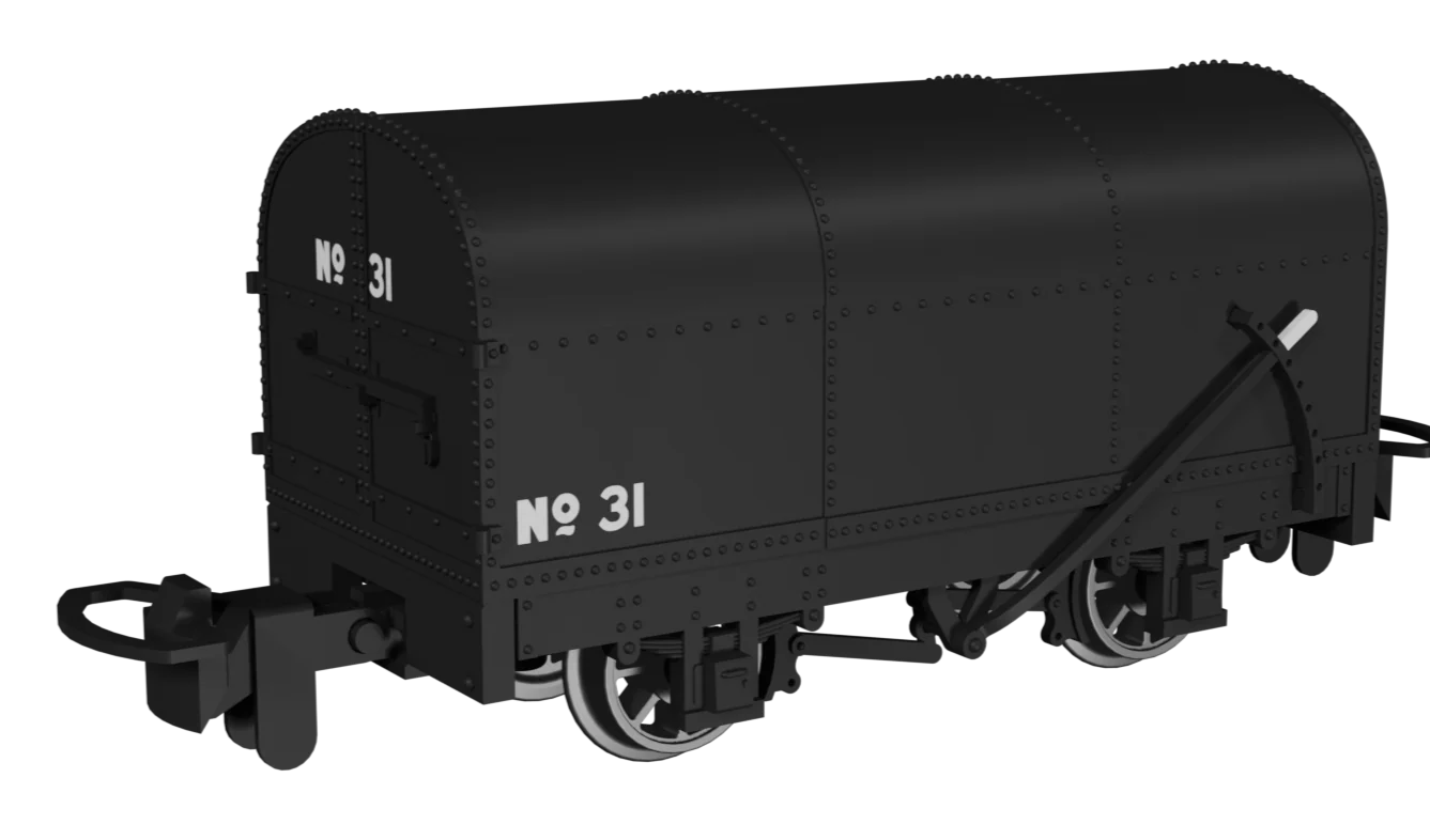 990201 Gunpowder Van - Plain Black No.31
