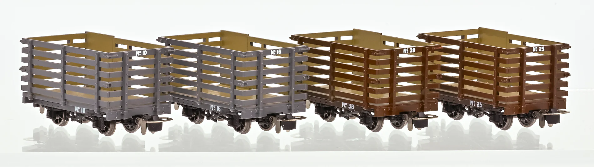 990602 Livestock Wagon - Plain Dark Grey No.16 - Image 3