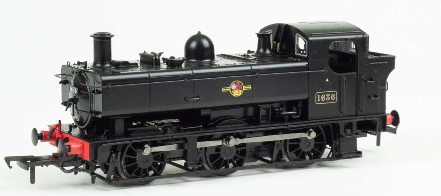 MR-304A Rapido Class 16XX BR Black Late Crest No.1636 Steam Locomotive