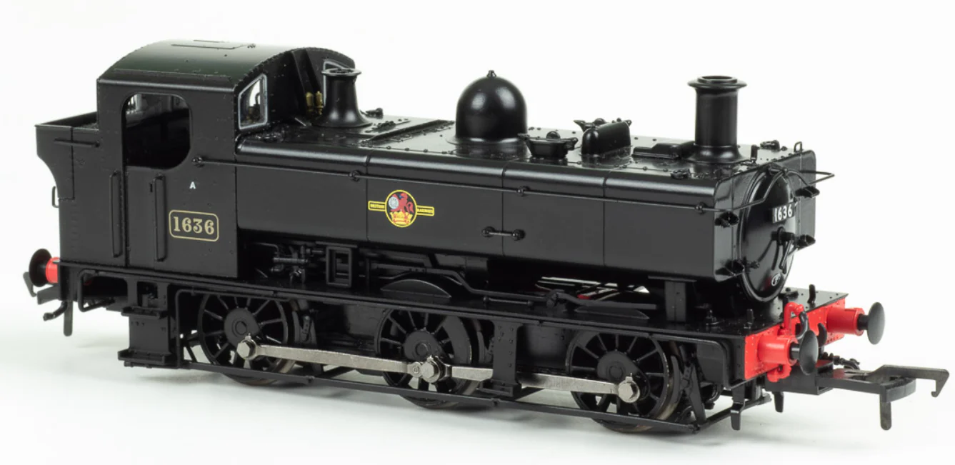MR-304A Rapido Class 16XX BR Black Late Crest No.1636 Steam Locomotive - Image 2