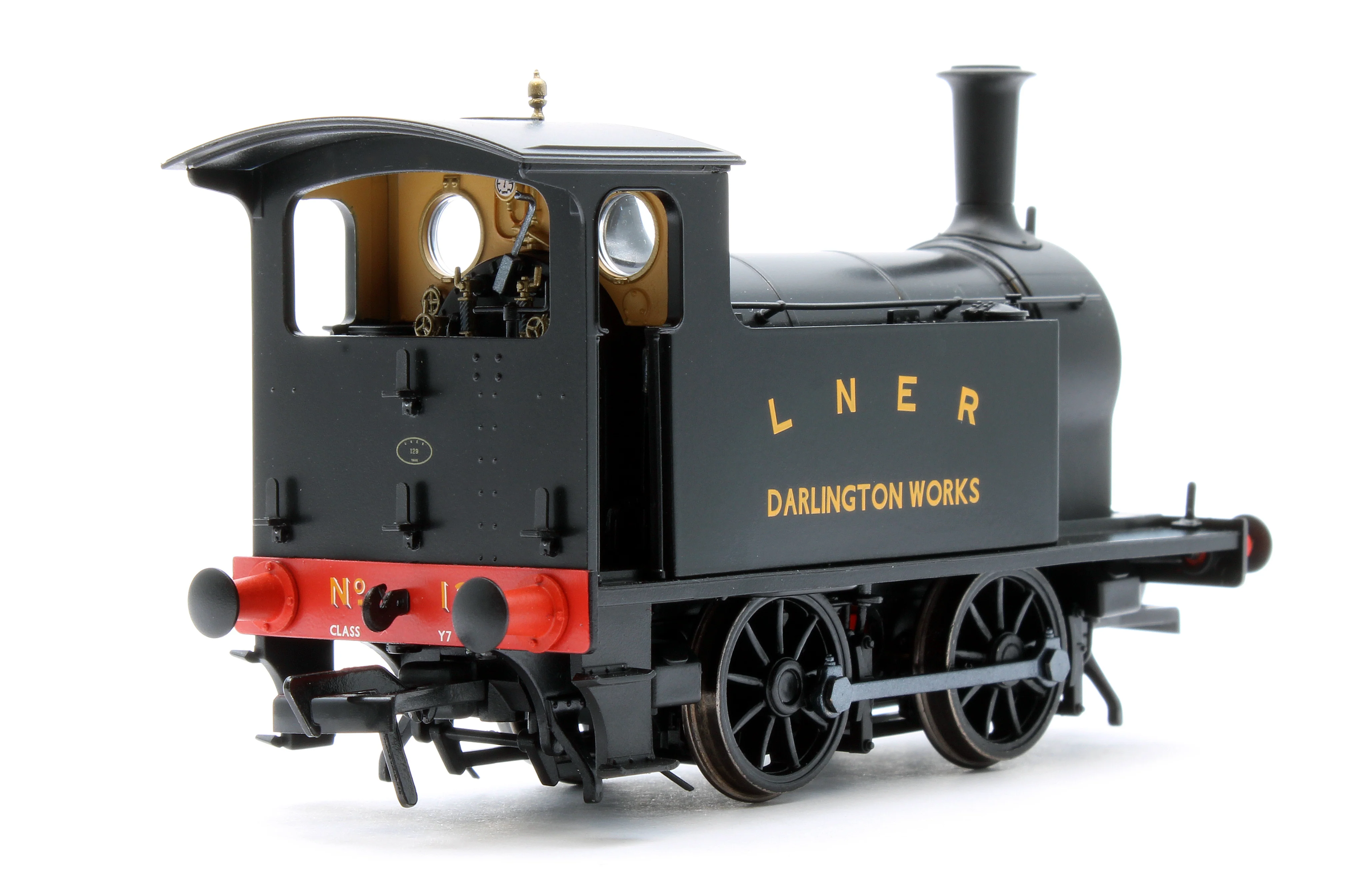 932504 LNER Y7 - No.129 Darlington Works Livery Steam Locomotive - DCC Sound - Image 7