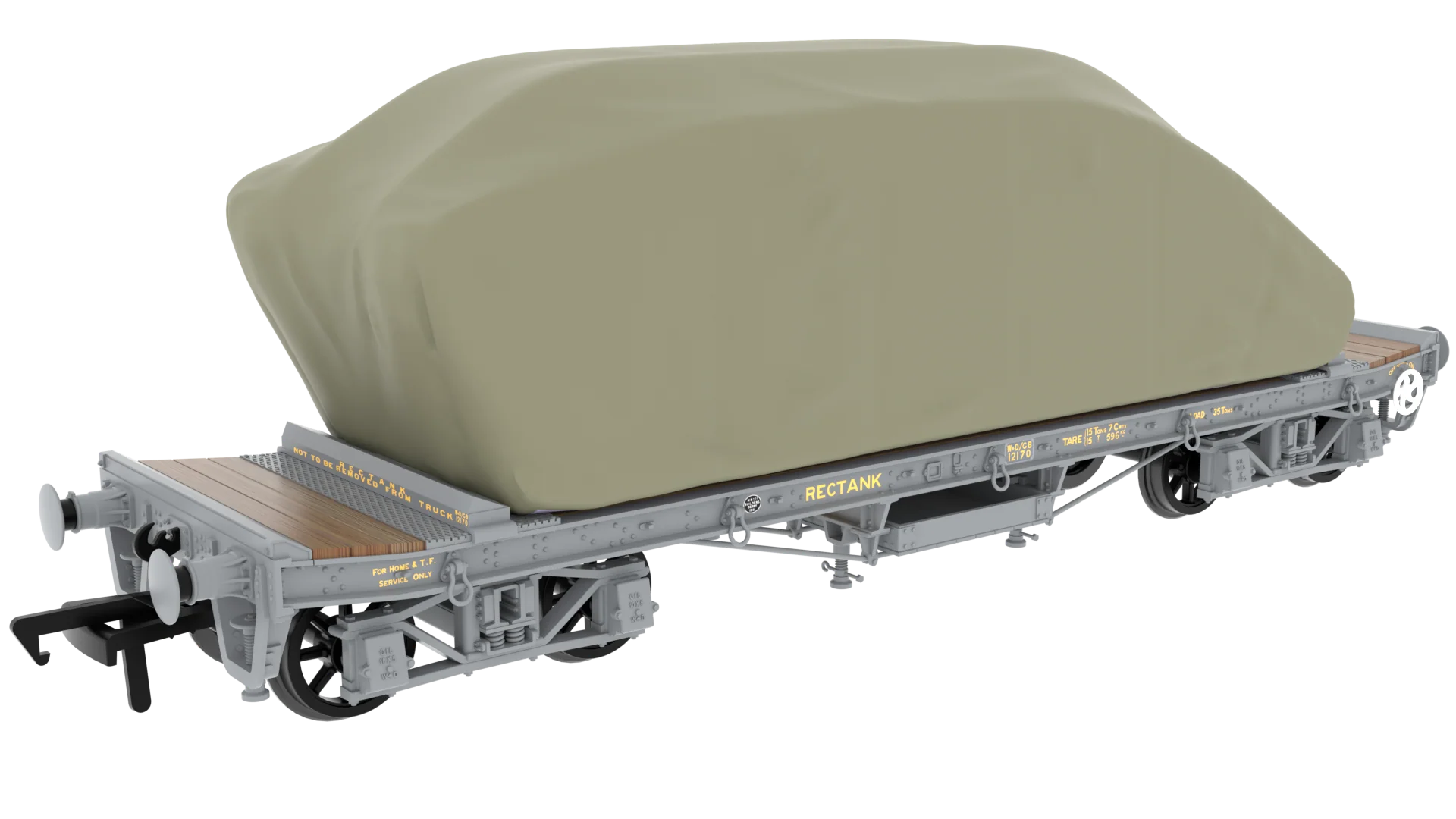 985002 WD 35T Rectank No.12170 Grey (Tank Load)