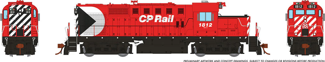 32060 RS-18u CP Rail w/Multimark #1812 Diesel Locomotive